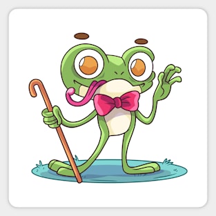 Frog Funny Cartoon Magnet